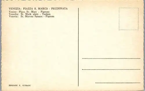 54912 - Italien - Venezia , Piazza S. Marco , Piccionatai - nicht gelaufen