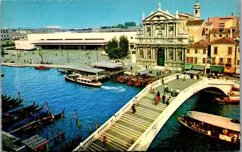 54919 - Italien - Venezia , Ponte Degli Scalzi e Stazione - nicht gelaufen