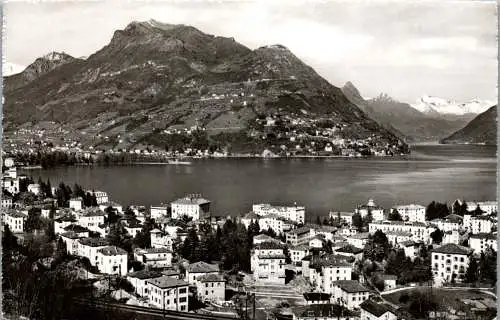 54926 - Schweiz - Lugano , Paradiso , Monte Bre - gelaufen 1955