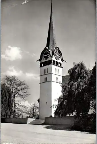 54931 - Schweiz - Langnau  , im Emmental , Protestantische Kirche - gelaufen 1961