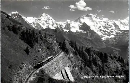 54939 - Schweiz - Interlaken , Schynige Platte , Eiger , Mönch , Jungfrau - nicht gelaufen