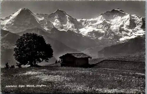 54943 - Schweiz - Interlaken , Eiger , Mönch und Jungfrau - gelaufen 1964