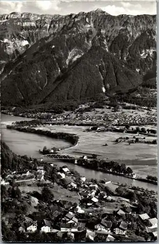 54956 - Schweiz - Goldswil , bei Interlaken mit Böningen und Faulhornkette - gelaufen 1962