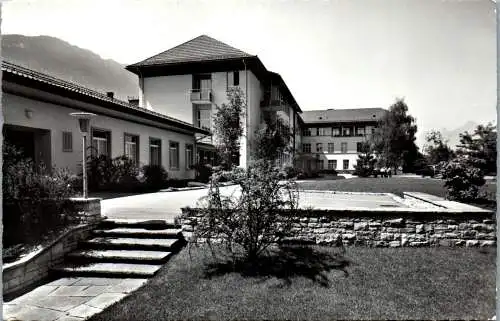 54957 - Schweiz - Interlaken , Unterseen , Bezirksspital , Spital - gelaufen 1962