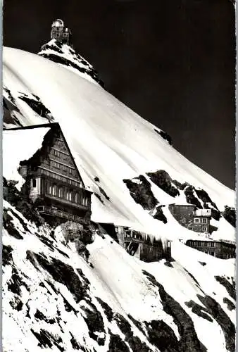 54961 - Schweiz - Jungfrau , Joch , Berghaus , Forschungs Institut u. Observatorium - gelaufen 1962