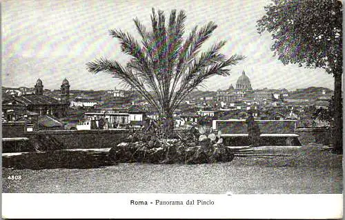 54966 - Italien - Rom , Panorama dal Pincio - nicht gelaufen