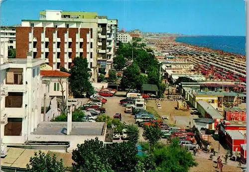 54978 - Italien - Riccione , La spiaggia di ponente - gelaufen