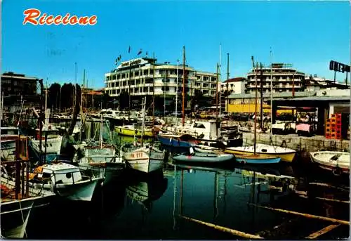 54979 - Italien - Riccione , Darsena , Dock , Hafen , Porto - gelaufen 1980