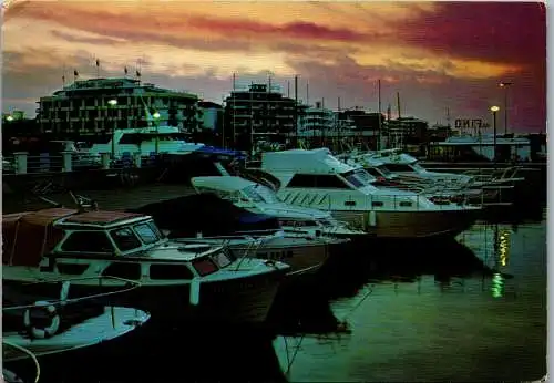 54980 - Italien - Riccione , Notturno del Porto , Hafen - gelaufen 1982