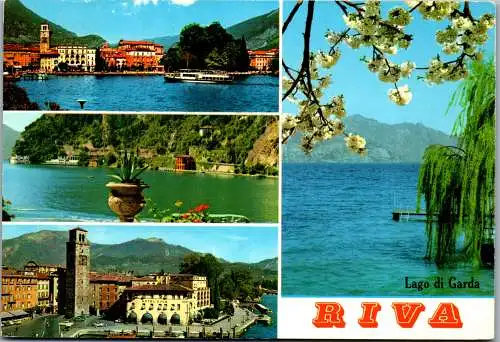 54983 - Italien - Lago di Garda , Riva , Mehrbildkarte - gelaufen