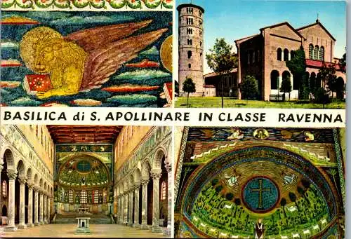 54993 - Italien - Ravenna , Basilica di S. Apollinare in Classe , Mehrbildkarte - gelaufen 1985