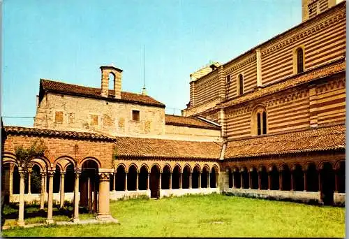 55006 - Italien - Verona , San Zeno , Chiostro Romanico - nicht gelaufen