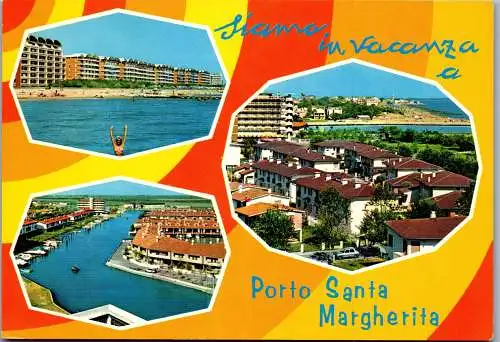 55012 - Italien - Santa Margherita , Porto , Mehrbildkarte - gelaufen