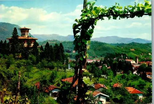 55024 - Italien - Tarcento , Panorama - gelaufen 1974