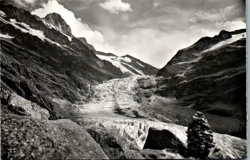 55035 - Schweiz - Grindelwald , Bänisegg , Schreckhorn , Strahlegghorn , Unterer Grindelwaldgletscher