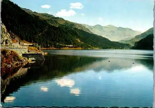 55054 - Schweiz - Surses , Marmorera Stausee am Julierpass - gelaufen 1959