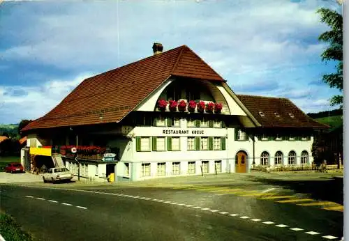 55085 - Schweiz - Schüpbach , im Emmental , Restaurant Kreuz - gelaufen 1972