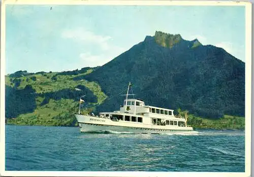 55094 - Schweiz - Thunersee , MS Niederhorn , Berner Oberland - gelaufen 1969