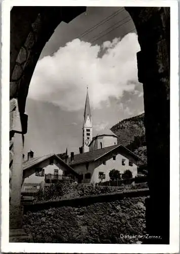 55114 - Schweiz - Zernez , Dorfpartie - gelaufen 1955