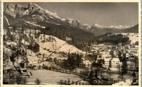 55124 - Steiermark - Bad Aussee , Panorama im Winter - gelaufen 1943