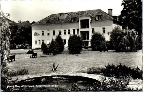 55131 - Steiermark - Bruck an der Mur , Landeskrankenhaus , Krankenhaus - gelaufen