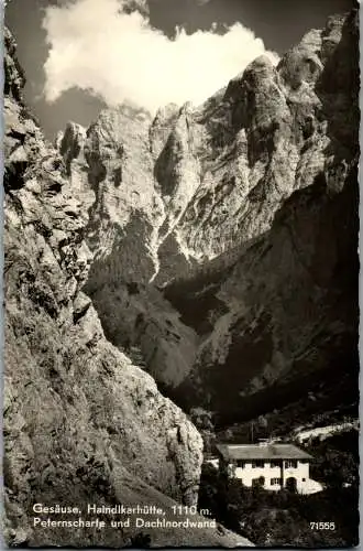 55135 - Steiermark - Gesäuse , Haindlkarhütte , Peternscharte und Dachlnordwand - nicht gelaufen 1961