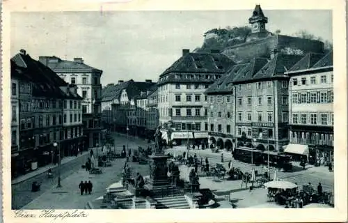 55139 - Steiermark - Graz , Hauptplatz - gelaufen 1929