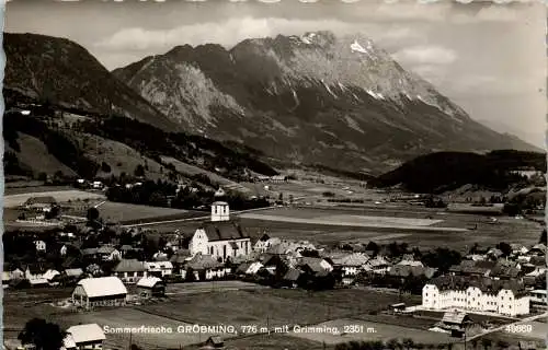 55142 - Steiermark - Gröbming , mit Grimming , Panorama - nicht gelaufen