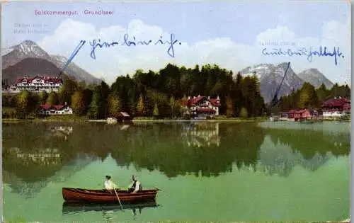 55145 - Steiermark - Grundlsee , Sarstein , Zinken , Hotel Bellevue - gelaufen 1942