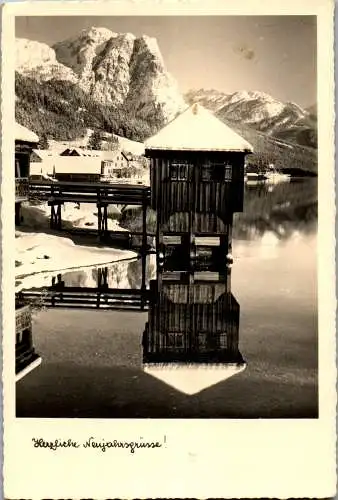 55151 - Steiermark - Grundlsee , Bootshaus - gelaufen 1942