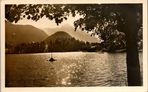 55153 - Steiermark - Grundlsee , Sicht über den See - gelaufen 1943