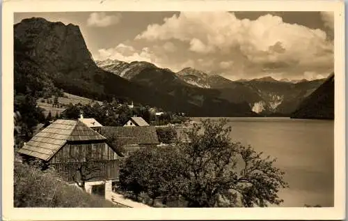 55156 - Steiermark - Grundlsee , Panorama über den See - gelaufen 1943