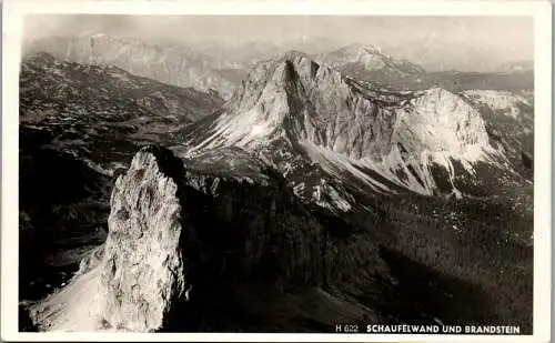 55162 - Steiermark - Hochschwab , Schaufelwand und Brandstein - gelaufen 1940