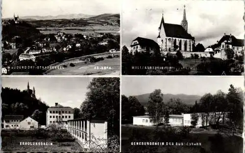 55166 - Steiermark - Judendorf Straßengel , Genesungsheim der Bundesbahn , Erholungsheim - gelaufen