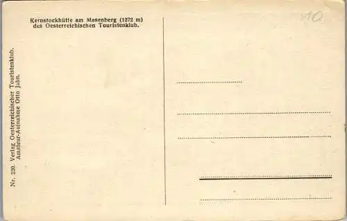 55167 - Steiermark - Oberneuberg , Kernstockhütte am Masenberg  - nicht gelaufen