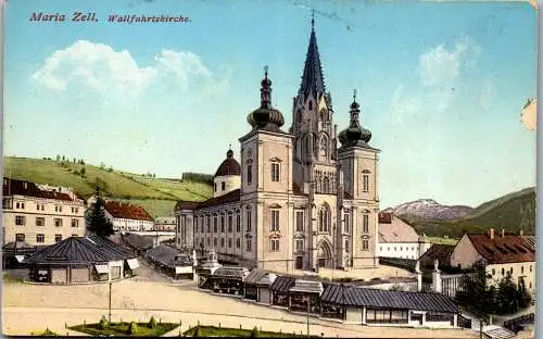 55169 - Steiermark - Mariazell , Wallfahrtskirche - nicht gelaufen 1913