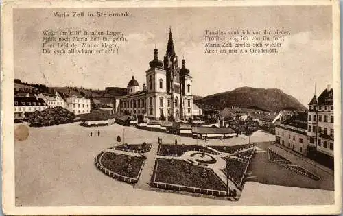 55170 - Steiermark - Mariazell , Basilika - gelaufen