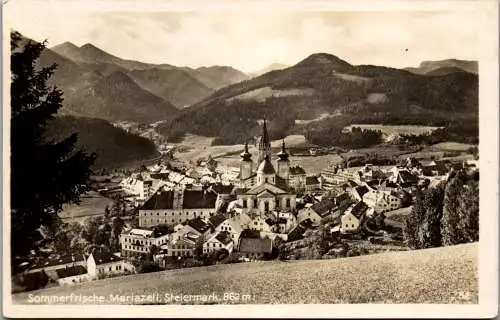 55177 - Steiermark - Mariazell , Panorama - gelaufen