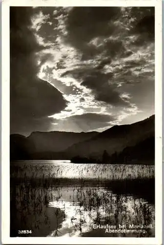 55180 - Steiermark - Mariazell , Erlaufsee , Abendstimmung - gelaufen 1941