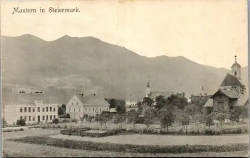 55181 - Steiermark - Mautern , Panorama - gelaufen 1908