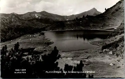 55186 - Steiermark - Plannersee , mit Schoberspitze , Planneralm - gelaufen 1965