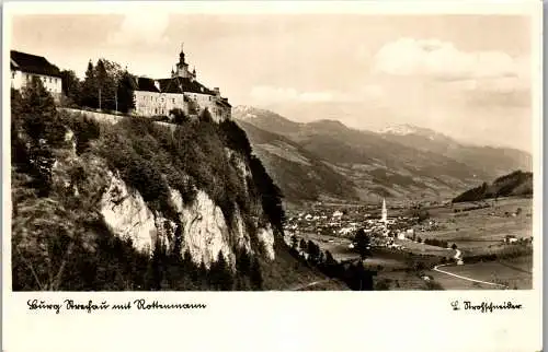 55189 - Steiermark - Lassing bei Selzthal , Burg Strechau mit Rottenmann - gelaufen 1942