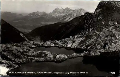 55203 - Steiermark - Schladming , Klafferkessel , Klippenseen gegen Dachstein - nicht gelaufen 1962