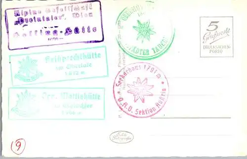 55203 - Steiermark - Schladming , Klafferkessel , Klippenseen gegen Dachstein - nicht gelaufen 1962