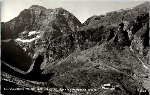 55204 - Steiermark - Schladming , Gollinghütte mit Hochgolling - nicht gelaufen 1962