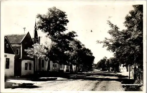 55210 - Burgenland - Gols , Strassenpartie - gelaufen 1949