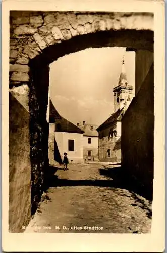 55214 - Burgenland - Rust , Altes Stadttor - gelaufen 1942
