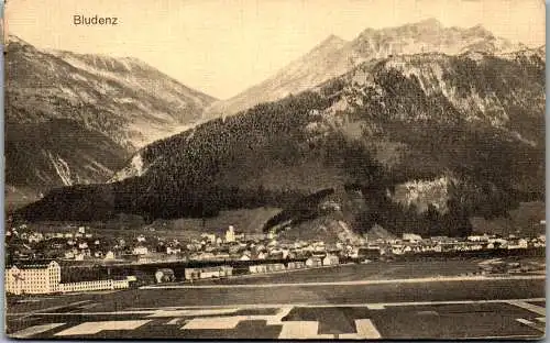 55222 - Vorarlberg - Bludenz , Panorama , K. u. K. Zensurstelle Bregenz - gelaufen