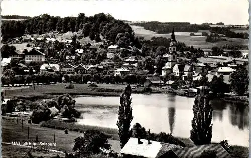 55245 - Salzburg - Mattsee , Panorama - gelaufen 1956