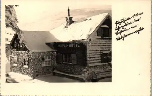 55256 - Salzburg - Strobl , Höpli Hütte , Höplihütte , Postalm , Ski - nicht gelaufen 1940